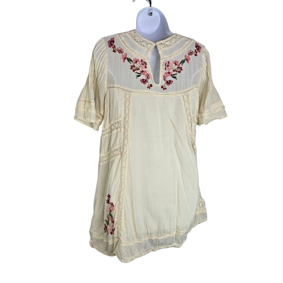 Free People Perfectly Victorian Romance Embroidered Dress - Picture 5 of 12